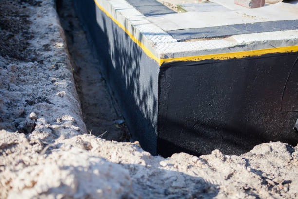 Residential Waterproofing installation at a Gaylesville, AL home by SJ Waterproofing Pros